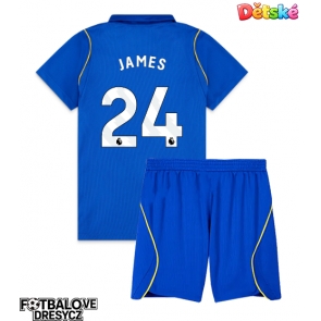 Chelsea Reece James #24 Dětské Domácí dres komplet 2026-27 Krátký Rukáv (+ trenýrky)